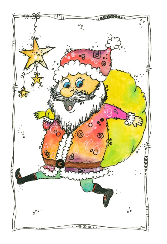 RE-00009 A5 Klappkarte Nikolaus